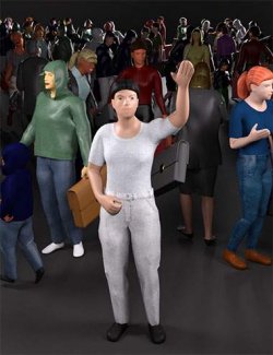 Lowpoly Crowd Creator Bundle
