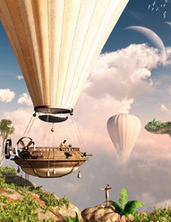 Blob Zeppelin for Daz Studio