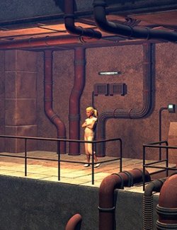 SciFi Round place for Daz Studio