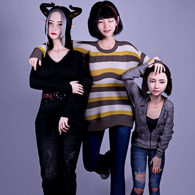 Click here to see preview images for "KAY Charllote Bundle for Genesis 8 and 8.1" KAY Charllote Bundle for Genesis 8 and 8.1