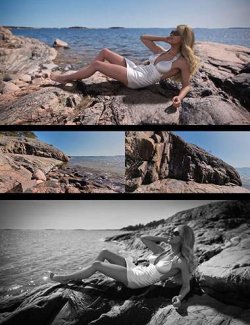 Low Cam HDRIs Ocean Rocks
