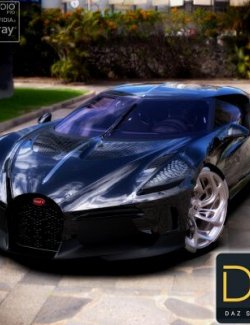 Bugatti La Voiture Noire 2020 for DAZ Studio