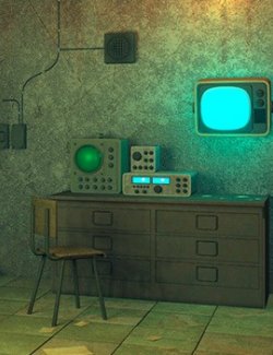 Atomic shelter for Poser