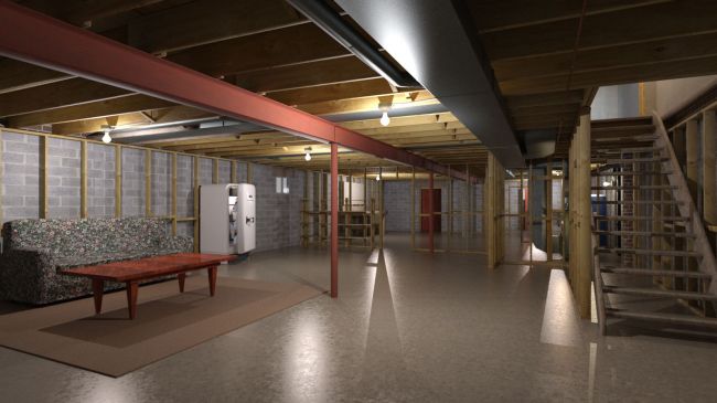 Click here to see preview images for "1stB Realistic Residential Basement" 1stB Realistic Residential Basement