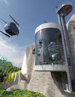 Mountain Base for Daz Studio