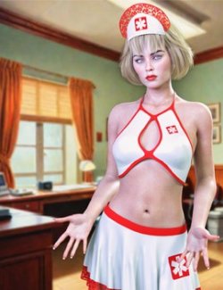 JMR dForce Ida Nurse Costume for G8F