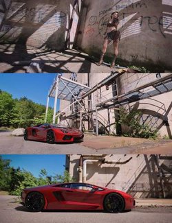 Low Cam HDRIs Industrial Graffiti 3