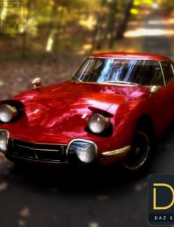 Toyota 2000Gt 1969 for DAZ Studio