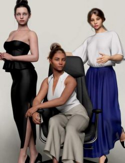 dForce 10-in-1 Sophisticated Wardrobe for Genesis 9