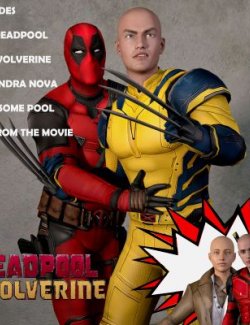 Deadpool and Wolverine Pack With Exclusive Bonus Outfits