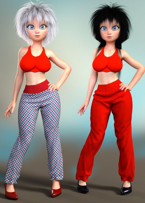 Click here to see preview images for "Fluffy Pants for Genesis 8 Female" Fluffy Pants for Genesis 8 Female