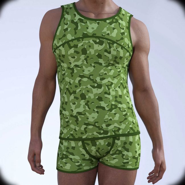 Click here to see preview images for "Camo-Cool COMMANDO Styles for JMR dForce Matthieu Underwear for G8M in DS" Camo-Cool COMMANDO Styles for JMR dForce Matthieu Underwear for G8M in DS