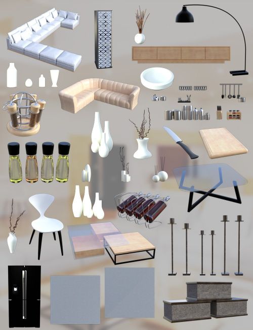 Click here to see preview images for "Modern Serenity Suite Props" Modern Serenity Suite Props