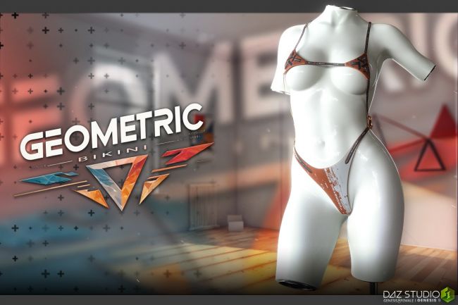 Click here to see preview images for "Geometric Bikini G8F & G9" Geometric Bikini G8F & G9
