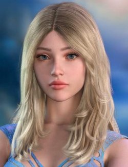 ALO Rosanna Hair and Roses for Genesis 9, 8 and 8.1 Female