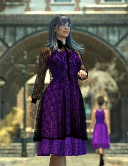 dForce Dark Charming Outfit for Genesis 9