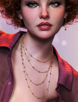 FK dForce Luxe Chains Two for Genesis 8, 8.1 and 9