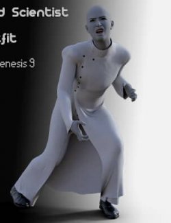 dForce Mad Scientist Outfit for G9
