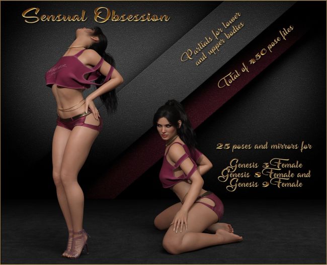 Click here to see preview images for "Sensual Obsession - Poses for G9F-G8F-G3F" Sensual Obsession - Poses for G9F-G8F-G3F