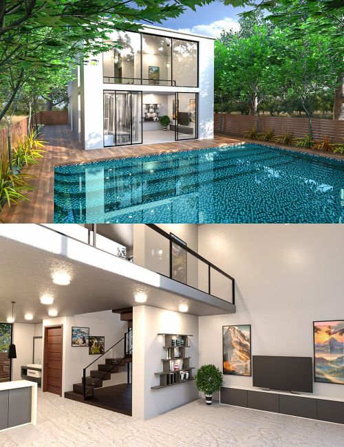 Click here to see preview images for "House with Swimming Pool" House with Swimming Pool