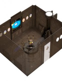 TT Capsule Control Room (for Poser)