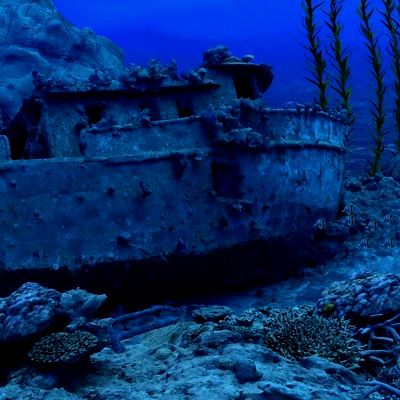 Click here to see preview images for "Sunken Trawler for DAZ" Sunken Trawler for DAZ