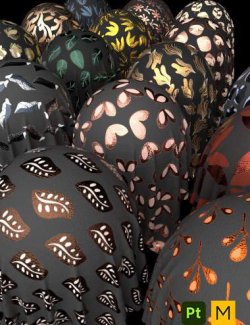Patterned Jersey Cotton Fabric Substance Painter - MR