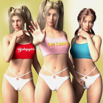 Click here to see preview images for "Rql dForce Ultimate Crop Top Trio" Rql dForce Ultimate Crop Top Trio