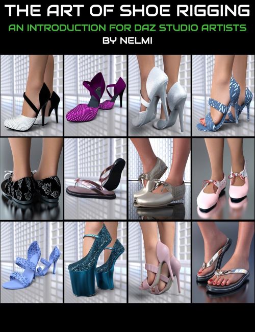 Click here to see preview images for "Introduction to Footwear Design & Shoe Rigging for DAZ Studio" Introduction to Footwear Design & Shoe Rigging for DAZ Studio
