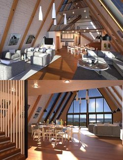 Modern A-Frame Chalet