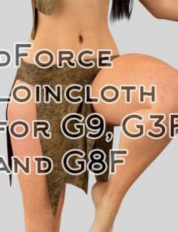 dForce Loincloth for G9, G3F and G8F