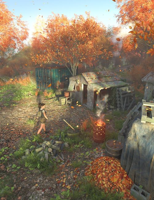 Click here to see preview images for "Backwater Shack and Props" Backwater Shack and Props