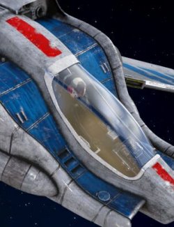Talon V-Wing Interceptor for Daz