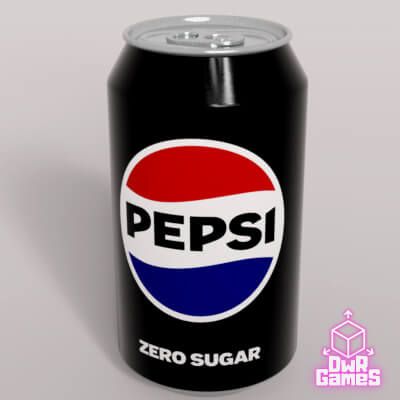 Click here to see preview images for "Pepsi Zero - Soda Can Material" Pepsi Zero - Soda Can Material