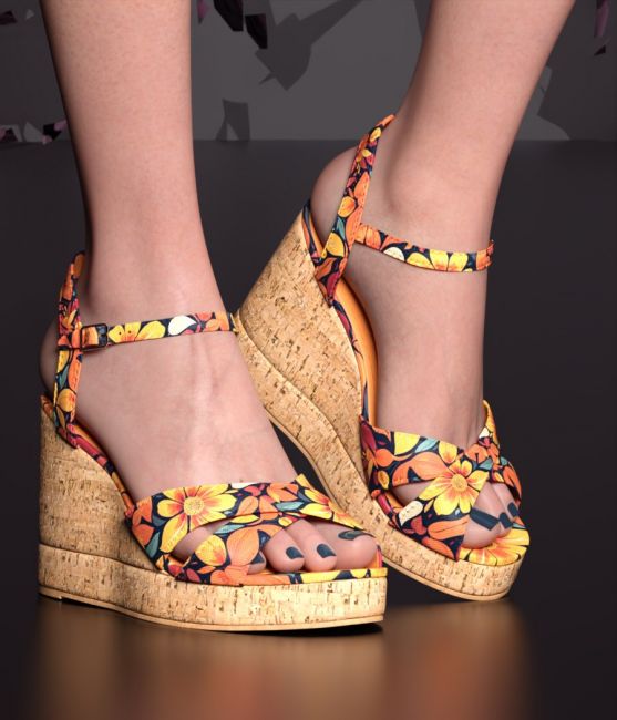 Click here to see preview images for "Csr - Wedge Sandals For G8F" Csr - Wedge Sandals For G8F
