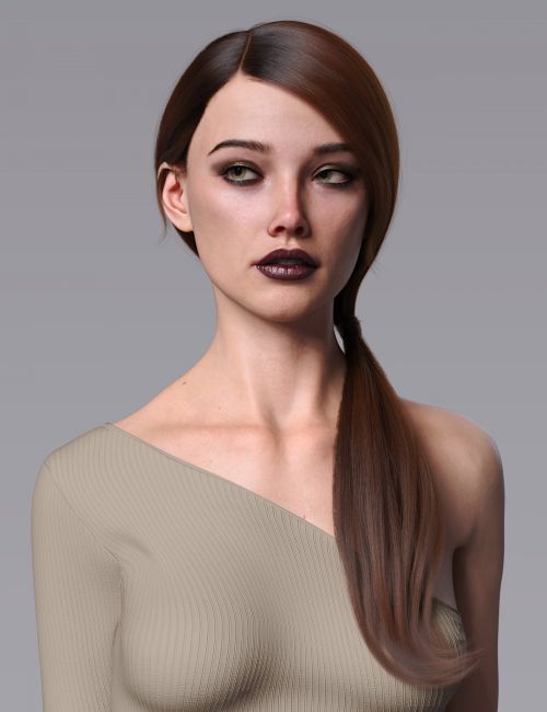 Click here to see preview images for "dForce Elegant Side Ponytail for Genesis 9" dForce Elegant Side Ponytail for Genesis 9