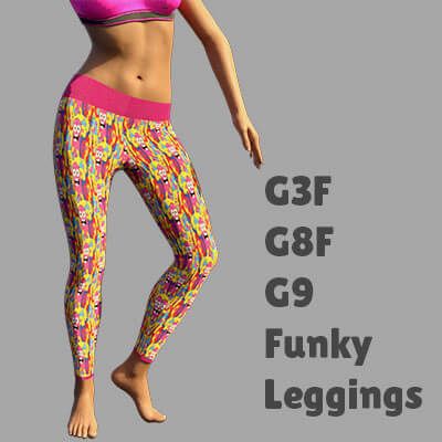 Click here to see preview images for "G3F G8F G9 Funky Leggings" G3F G8F G9 Funky Leggings