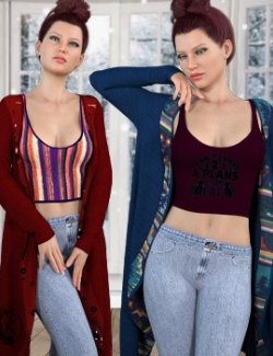dforce- Light Cardigan- Genesis 8