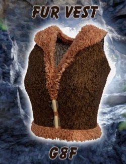 Fur Vest for Genesis 8-8.1 Female