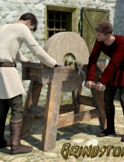 Grindstone with Poses for Genesis 8 Male