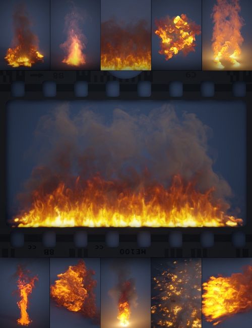 Click here to see preview images for "VDB Animate - Fire" VDB Animate - Fire