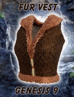 Fur Vest for Genesis 9