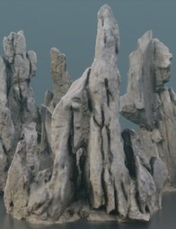 4 Spiky Rocks