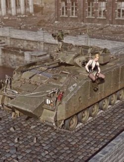 Warrior Aiv Vehicle for DAZ3D