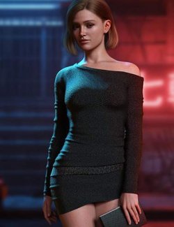 Midnight Mini Outfit Set for Genesis 9