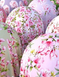 Pink Floral Fabric Iray Shaders- MR