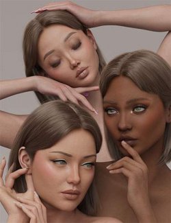 Glow Frame Portrait Poses for Genesis 9 & Genesis 8
