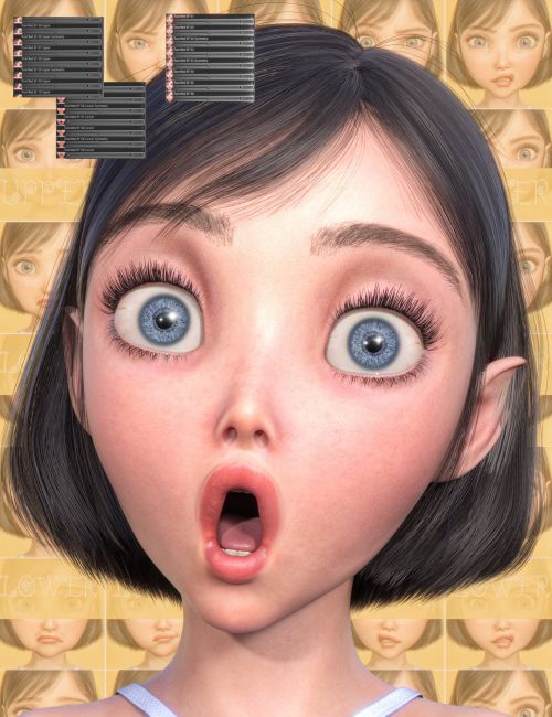 Click here to see preview images for "Toonified Expressions Fusion" Toonified Expressions Fusion