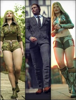 Walking with Attitude Poses for Genesis 8 and 9