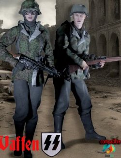 Waffen SS Low Poly Standalone Character